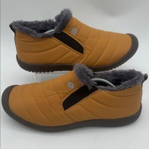 Calceus Addison X Mustard Yellow Waterproof Winter Shoe Boots US Size 13 EU 46
